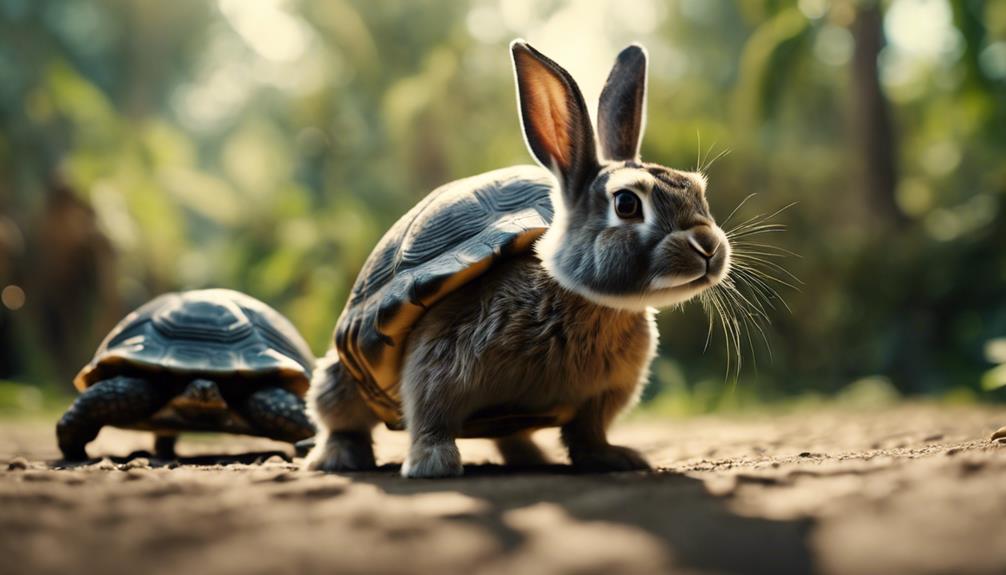 rabbit and turtle fable