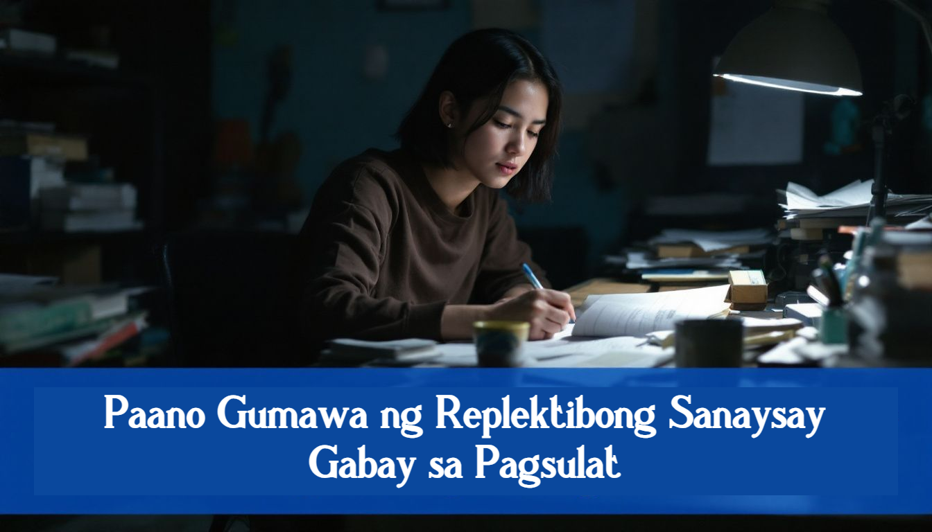 Paano Gumawa ng Replektibong Sanaysay