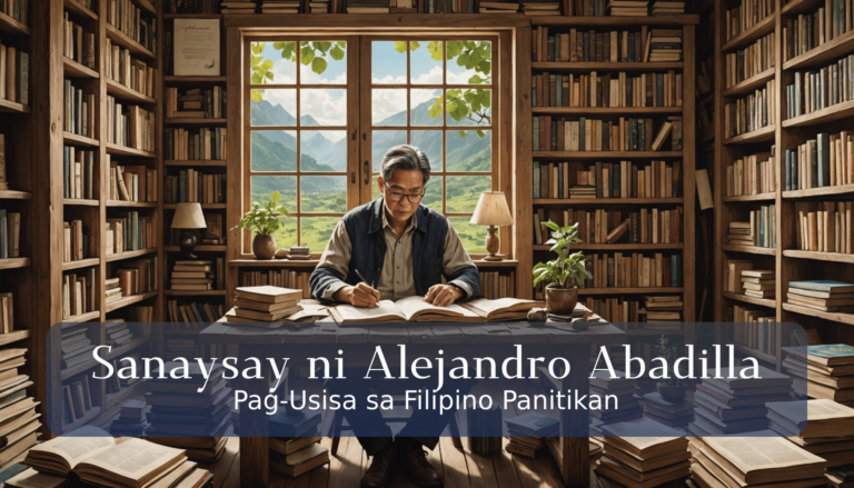 Sanaysay ni Alejandro Abadilla Pag-Usisa sa Filipino Panitikan