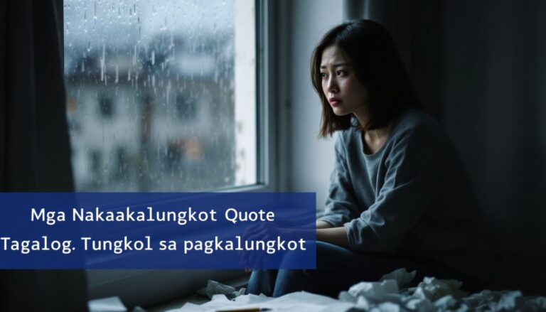 Woman looking out rainy window, feeling sad.